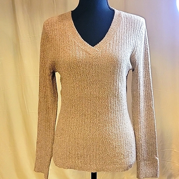 Croft&Barrow Golden Brown Sweater - Picture 2 of 6